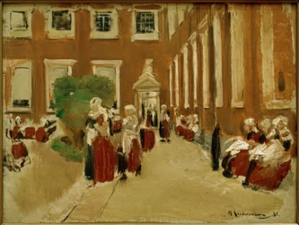 Recess in the Amsterdam Orphanage