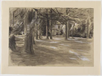 Dutch Park Landscape with House