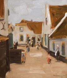 M. Liebermann, Village Street in Noordwijk