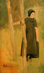 Max Liebermann, Child Under Trees