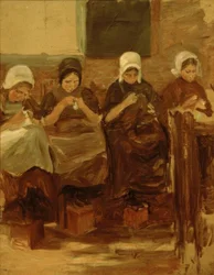 Sewing Girls in Huyzen
