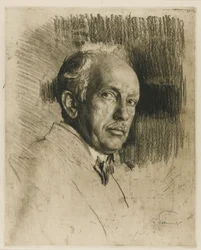 Portrait of the Composer Richard Strauss