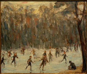 Ice Skaters in the Tiergarten