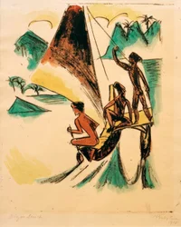 Outrigger Canoe (From the South Seas)