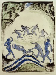 The Dance (Dancing and Bathing at the Forest Pond)