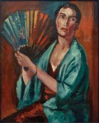 Woman with Fan