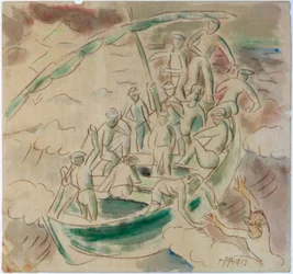 Lifeboat with Shipwrecked