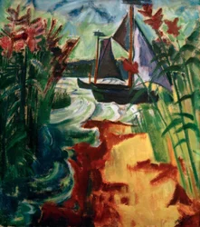 Sailboats at the Reed Beach