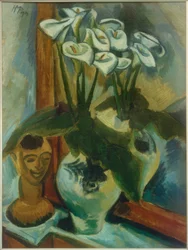 Still Life with Clay Head
