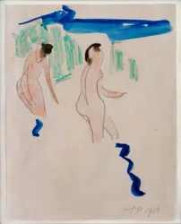Two Bathers
