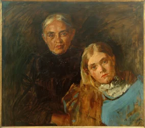 Mrs. Voll with Daughter