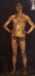 Man. Right Panel of the Diptych 