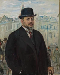 Self-Portrait with Black Hat