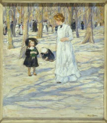 Summer Day in the Court Garden