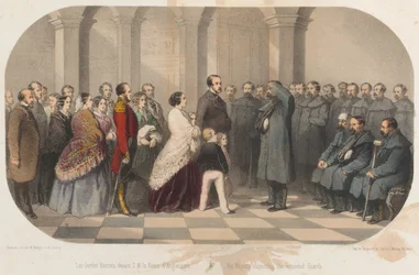 Queen Victoria and Prince Albert Meeting Crimean Veterans