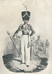 87th Regiment or Royal Irish Fusiliers, Drum Major, 1828