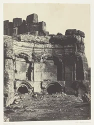 Baalbeck (Heliopolis), Hemicycle of the Enclosure of the Temples of the Sun and Jupiter; Syria