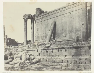 Baalbeck (Heliopolis), Temple of Jupiter, Eastern Facade; Syria
