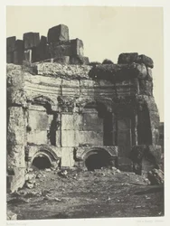 Baalbeck (Heliopolis), Hemicycle of the Enclosure of the Temples of the Sun and Jupiter; Syria