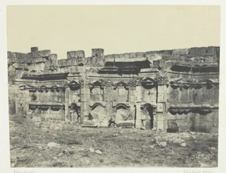 Baalbeck, Interior of the Enclosure of the Temples of the Sun and Jupiter; Syria