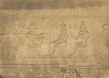 Bas-reliefs of the Facade of the Temple of Dendera Tentyris