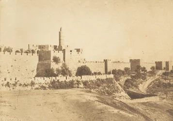Château de David Daoud Kalessy et murailles de Jérusalem