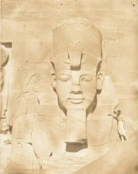 Colossal Statue of the Speos of Phré, at Abu Simbel, March 29, 1850