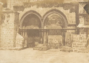 Facade of the Church of the Holy Sepulchre, Jerusalem No. 1, August 19, 1850