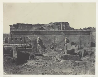 Rear Facade, Grand Temple of Dendera (Teutyres), Upper Egypt
