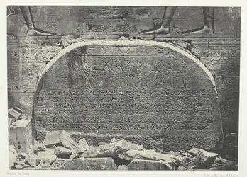 Grand Temple of Isis at Philae, Act of Adoration, Nubia, 1849-51, printed 1852