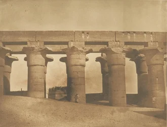 Great Colonnade of the Palace of Amenophis III, at Luxor, Thebes, 1849-50