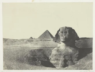 The Sphinx Seen from the Front, Middle Egypt