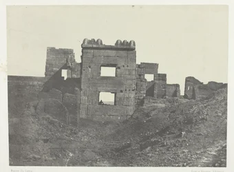 Medinet-Habu, Eastern Facade of the Harem of Ramses-Miamun; Thebes