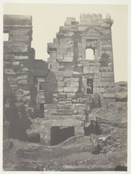 Medinet-Habou, Northern Facade of the Gynaeceum of Ramses-Miamun; Thebes