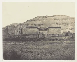 Medinet-Habu, General View of the Ruins, Thebes