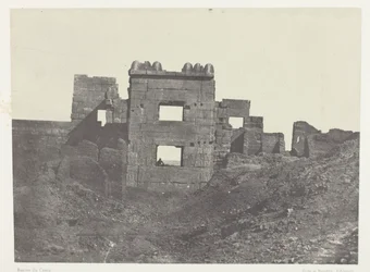 Medinet-Habu, Eastern Facade of the Harem of Ramses-Miamun; Thebes