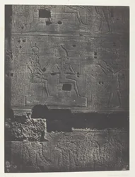 Western Wall, Great Temple of Isis at Philae; Nubia, plate 78 from the album "Egypt, Nubia, Palestine and Syria" (1852)