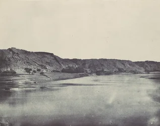 Nubia. Eastern Bank of the Nile Village of Bab. View taken south of Philae, 1850