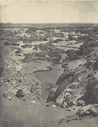 Nubie. Vue Cavalière de la Seconde Cataracte