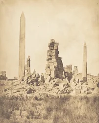 Obelisks of the Karnak Palace, Thebes, 1849-50