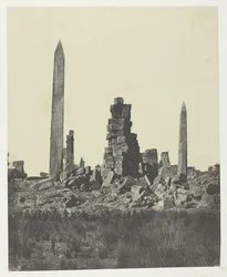 Palais de Karnak, Les Obelisques, Thebes