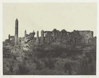 Palace of Karnak, General View of the Ruins, Taken from the North; Thebes