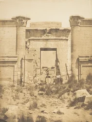 Propylaea of the Thutmoseum, at Medinet-Habou Thebes, 1849-50