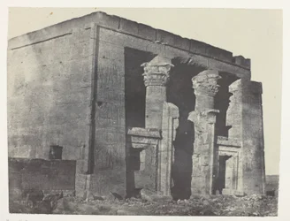 Temple of Dakkeh, Naos; Nubia, plate 95 from the album "Egypt, Nubia, Palestine and Syria" (1852)