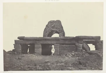 Temple of Amada; Nubia, plate 99 from the album "Egypt, Nubia, Palestine and Syria" (1852)
