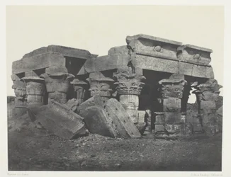 Temple of Ombos, Upper Egypt, plate 65 from the album "Egypt, Nubia, Palestine and Syria" (1852)