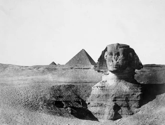 The Great Sphinx and the Pyramids of Giza, Egypt