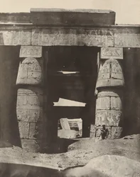Thebes: Karnak, Portico of Temple of Khons