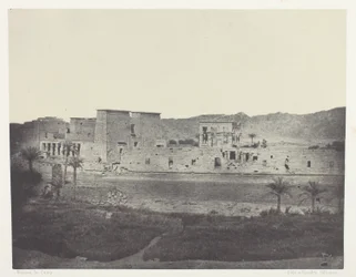 View Taken from the Island of Beghé, to the West, Philoe; Nubia, plate 68 from the album "Egypt, Nubia, Palestine and Syria" (1852)