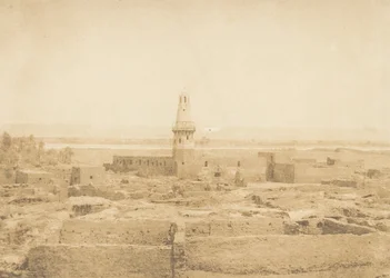 View of the Village of Edfou, 1849-50